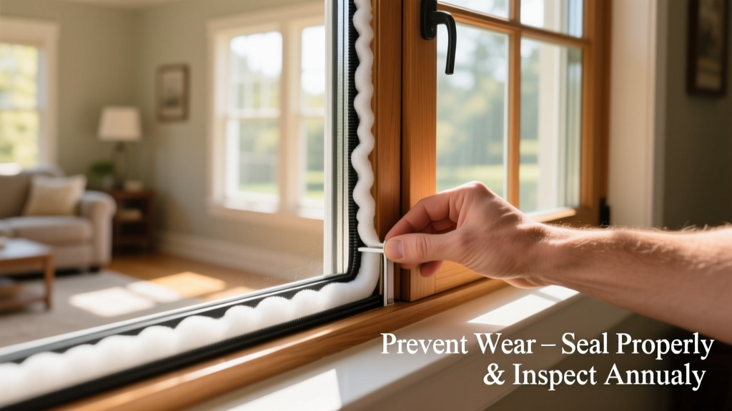 How to Prevent Window Weatherstripping Wear