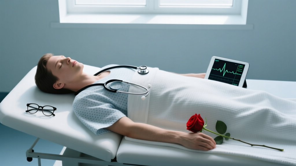 Flat-lay of a patient
