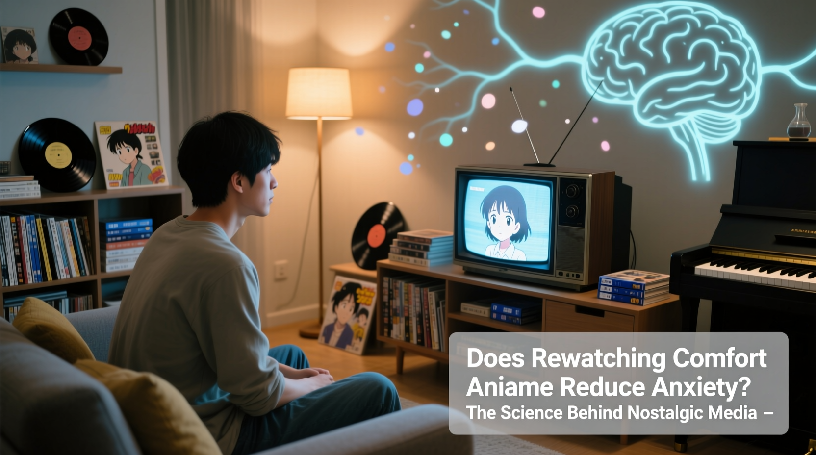 does rewatching comfort anime reduce anxiety science behind nostalgic media