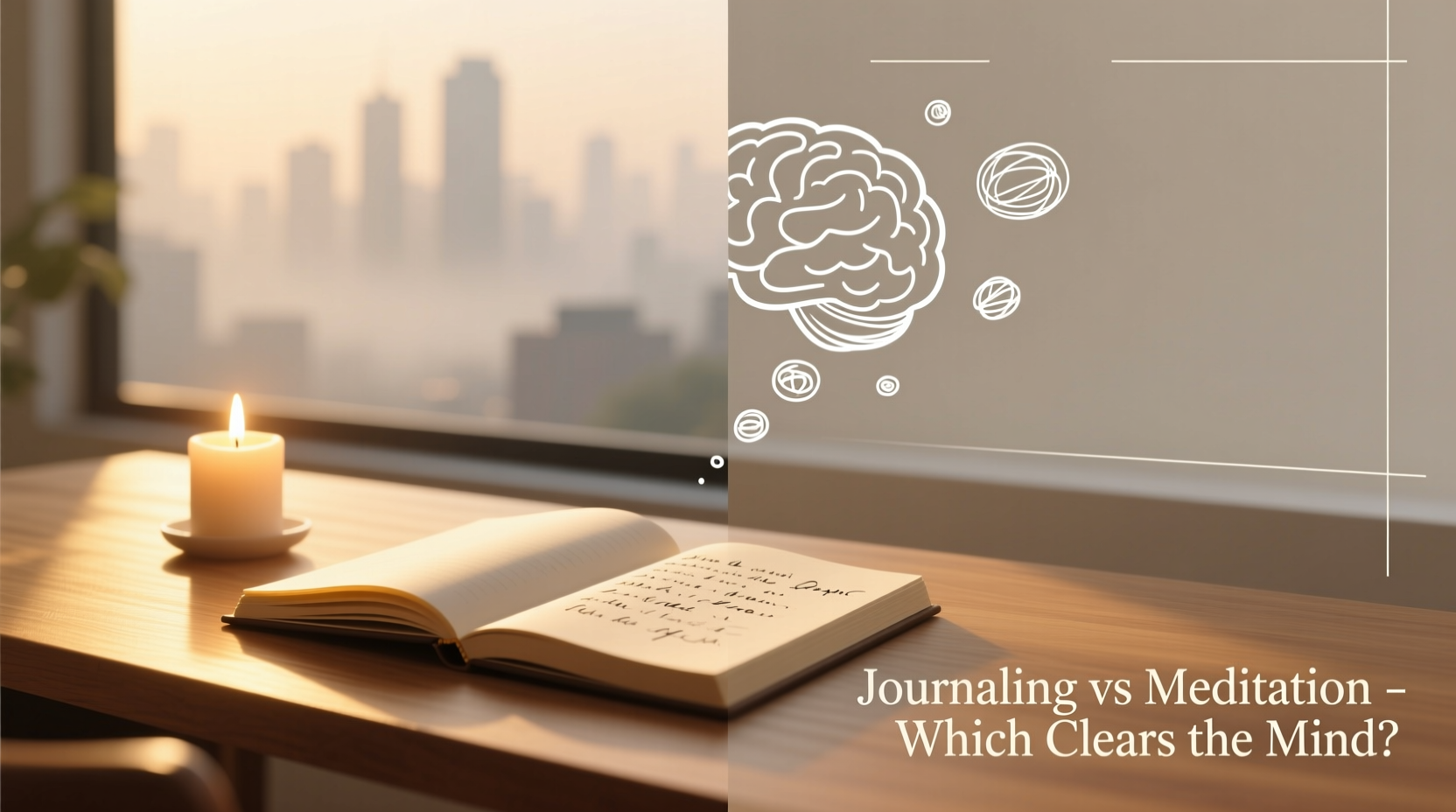 journaling vs meditation which is better for decluttering a busy mind