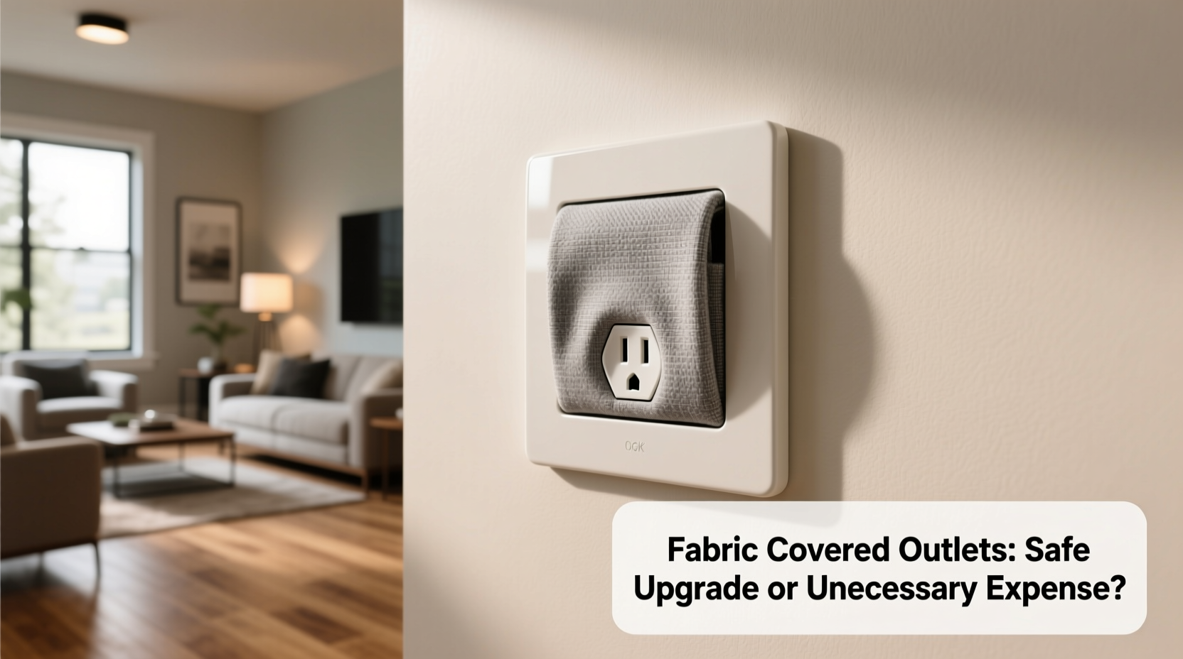 fabric covered outlets safe upgrade or unnecessary expense