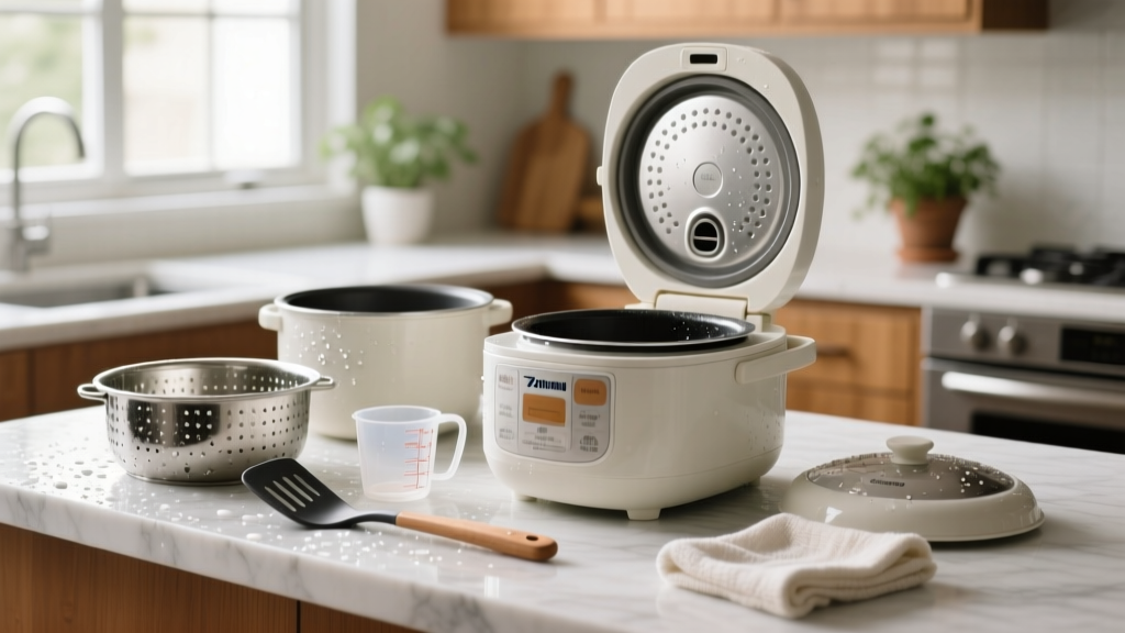 Easy Rice Cooker Accessories and Attachments Cleaning Guide