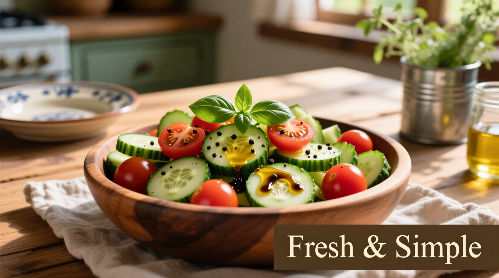 Perfect Cucumber Tomato Salad Dressing Recipe in 5 Minutes