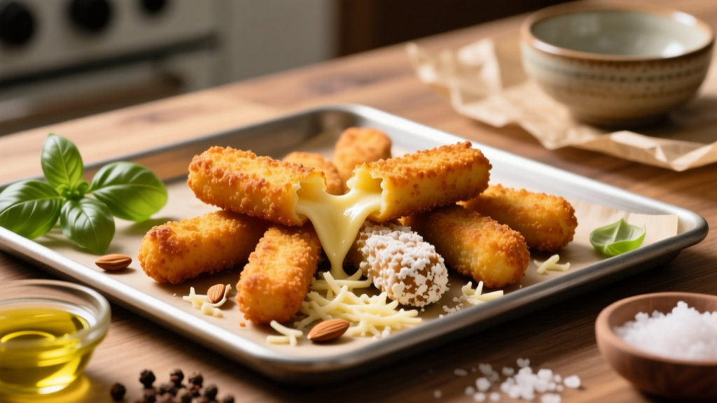 Gluten-Free Mozzarella Sticks in Air Fryer (Crispy!)