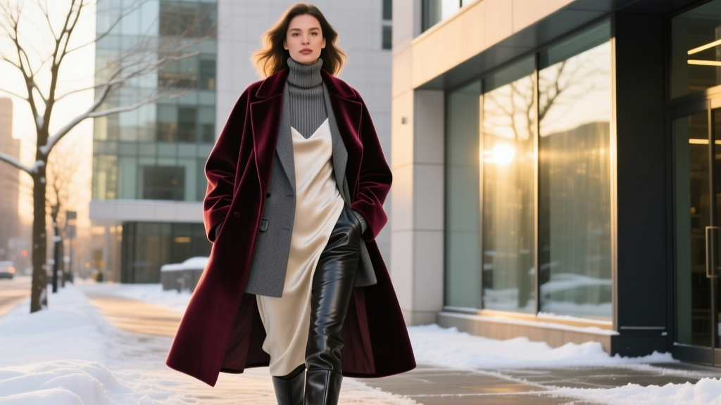 How to Layer Mob Wife Outfits for Winter