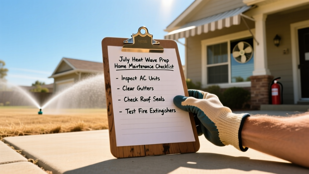 July Heat Wave Prep: Home Maintenance Checklist
