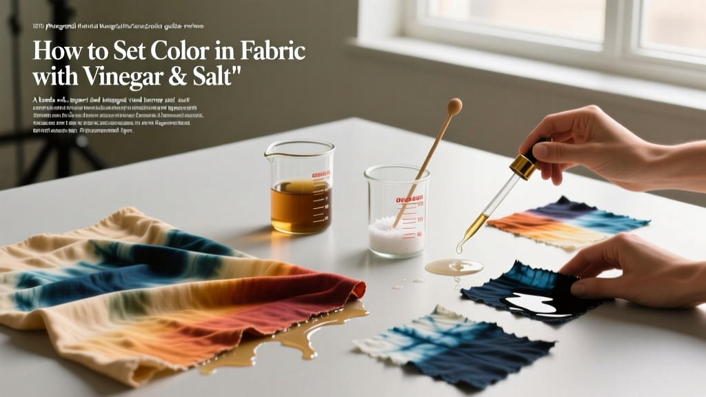 How to Set Color in Fabric with Vinegar & Salt