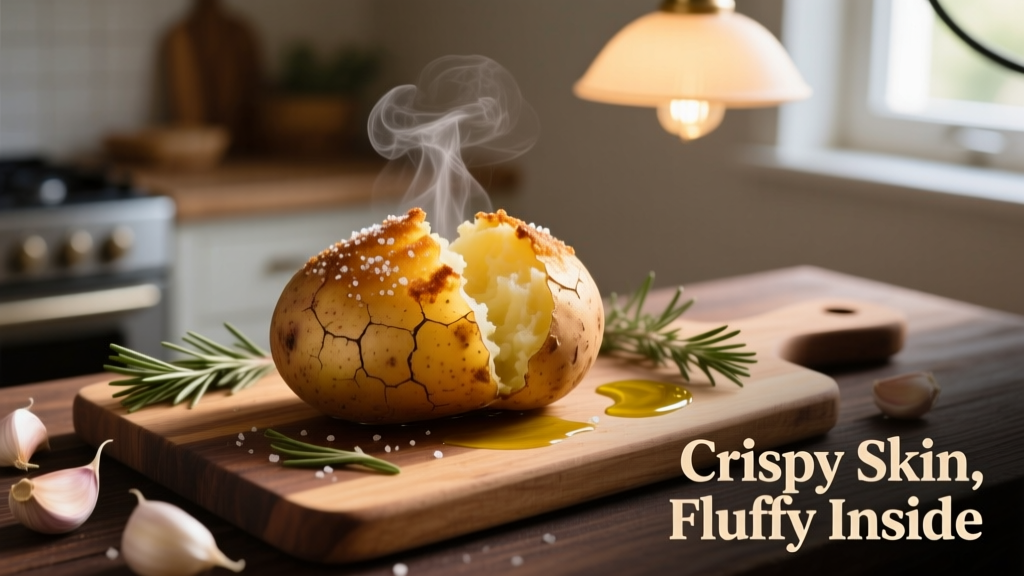 Air Fryer Baked Potato: Crispy Skin, Fluffy Inside