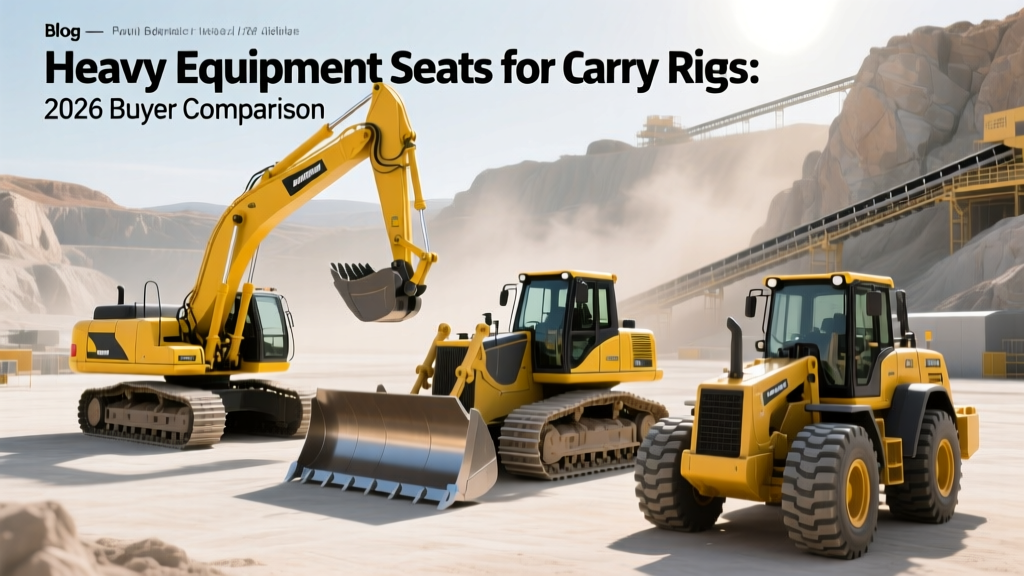 Heavy Equipment Seats for Quarry Rigs: 2026 Buyer Comparison