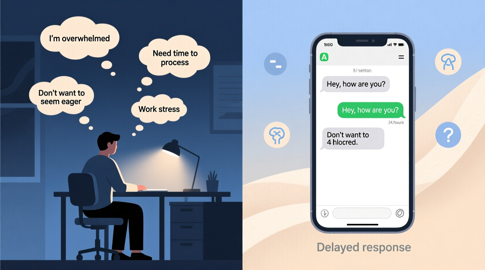why does my partner not reply to texts quickly psychology explained