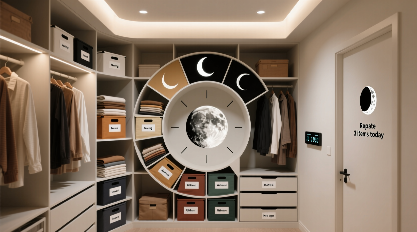 closet organization tips lunar rhythm meets real life