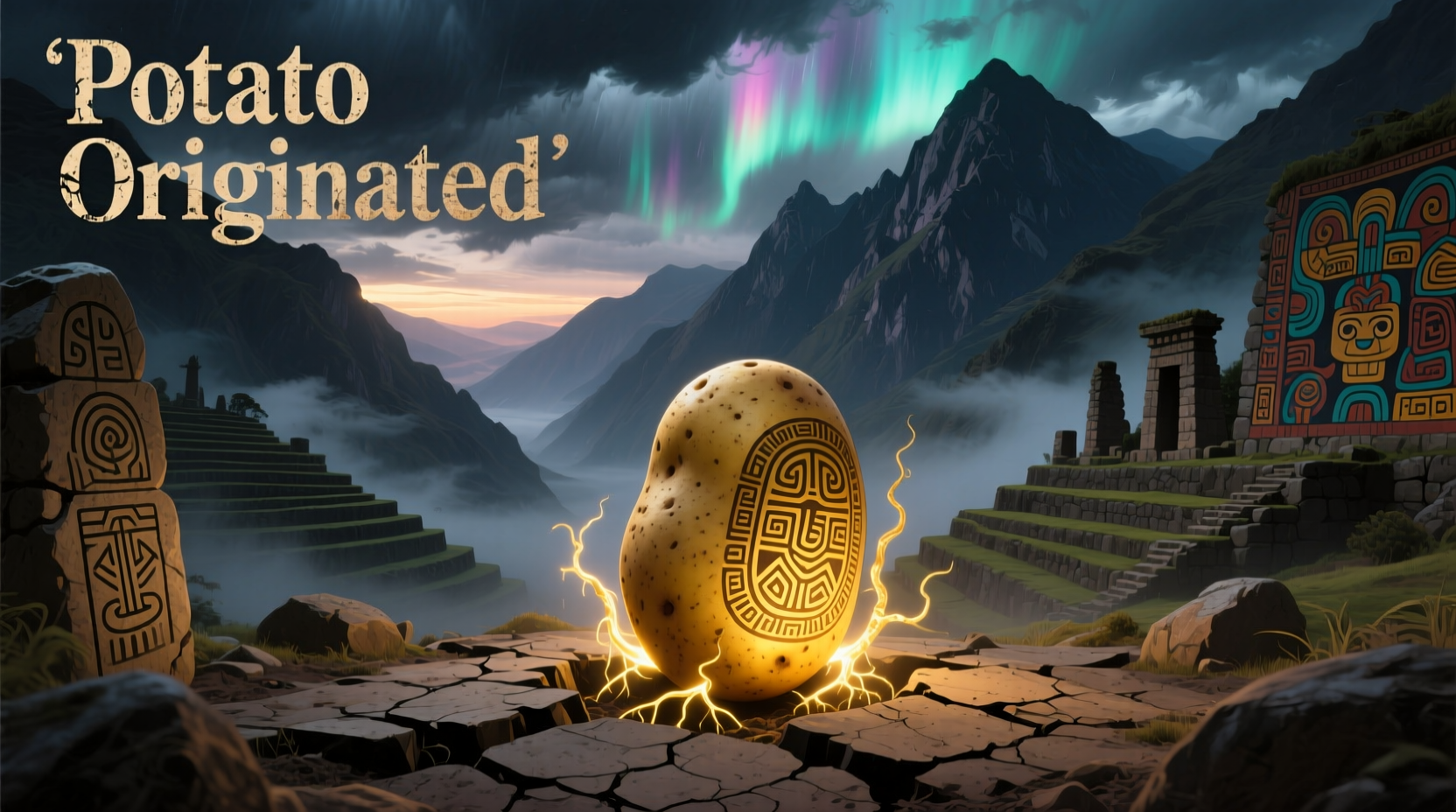 Potato Originated: Andes Mountains 7,000-10,000 Years Ago