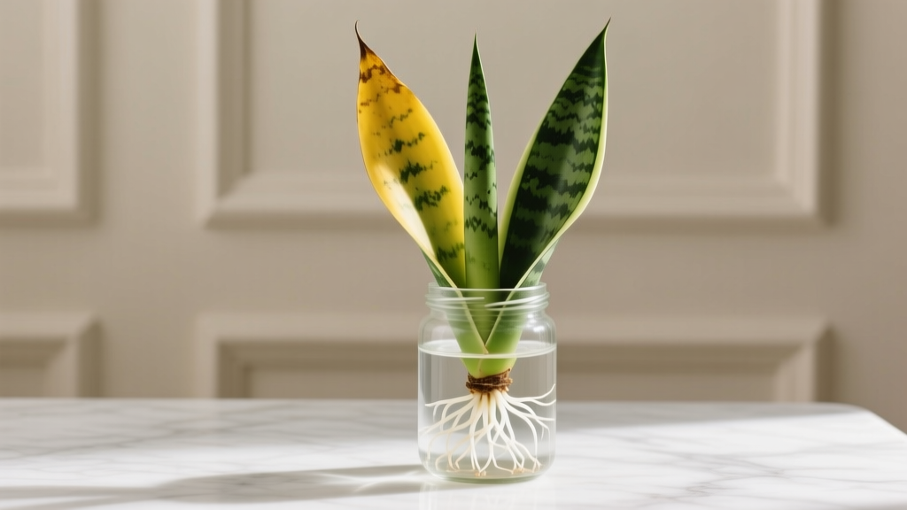 Propagate Snake Plant Cuttings in Water—Even Yellow Ones