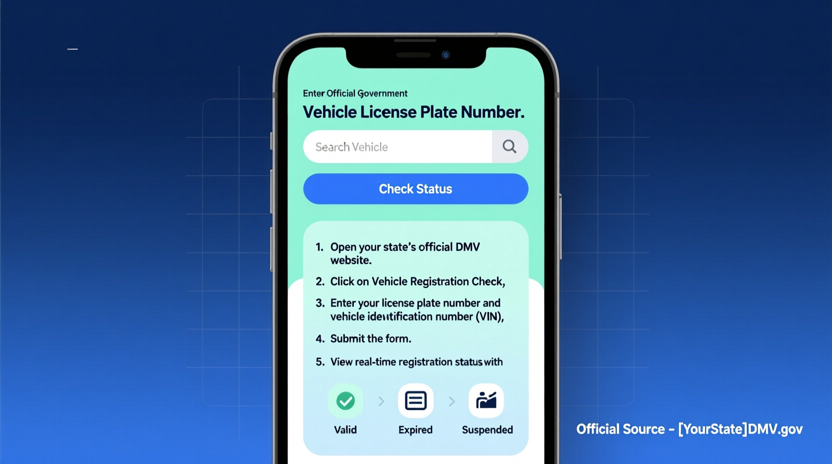 how do i check my car registration status