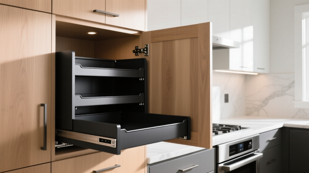 How to Install a Pull Out Kitchen Cabinet Organizer