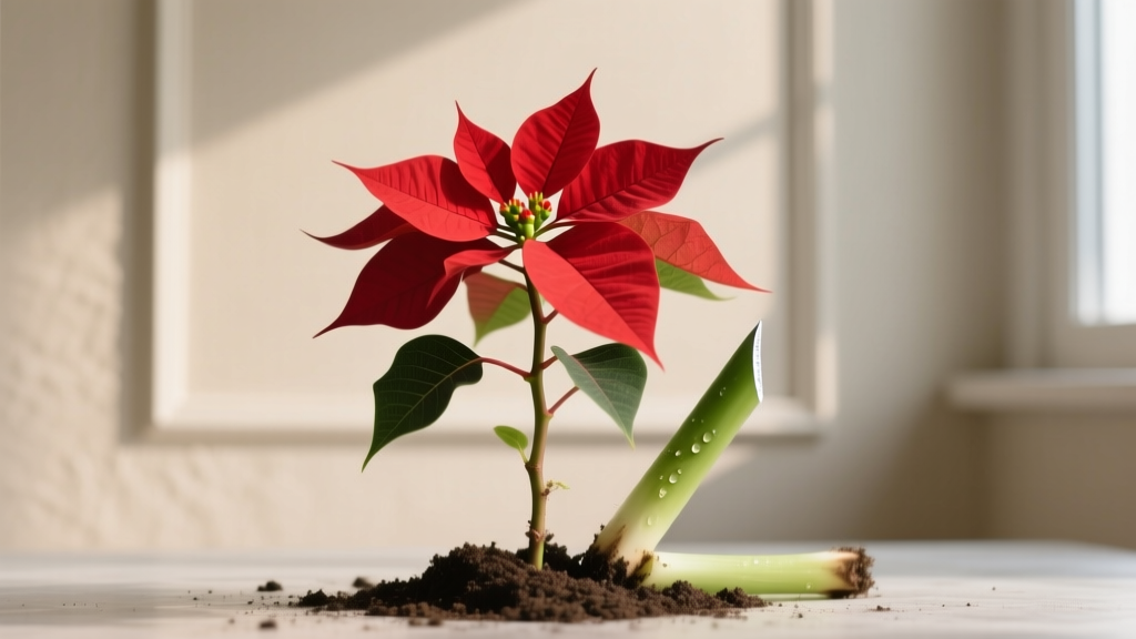How to Propagate Poinsettia for Flowering Bracts
