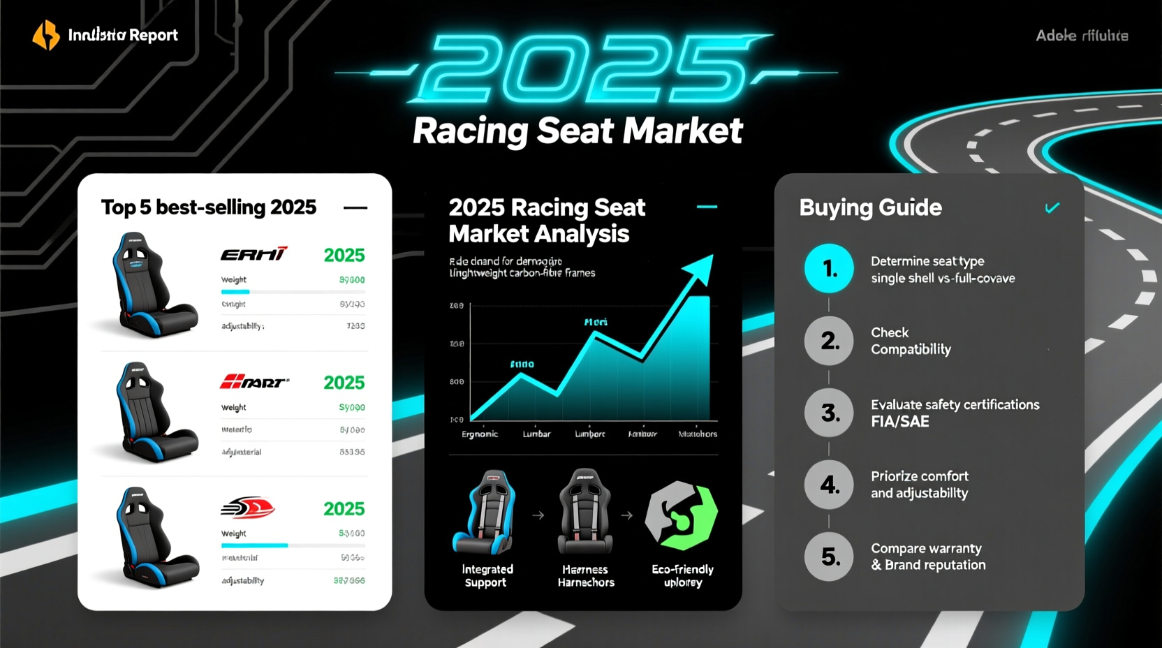 best selling racing seats car