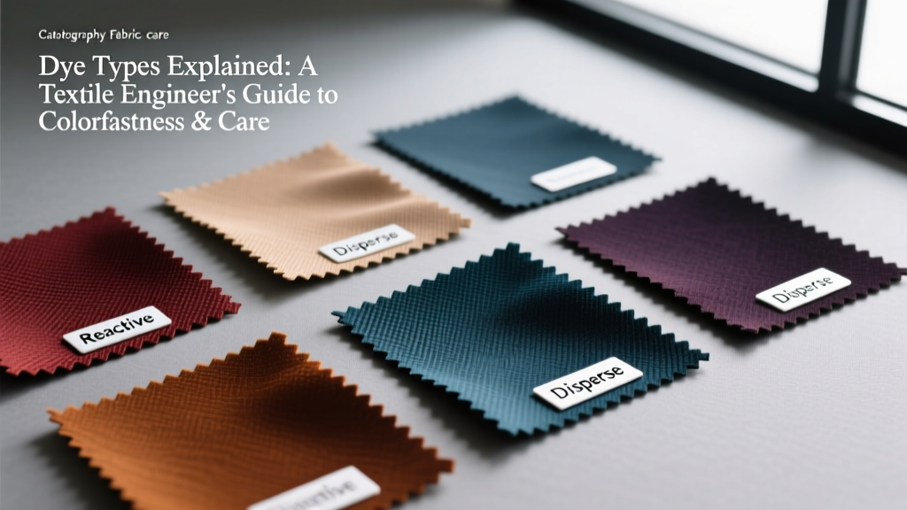 Dye Types Explained: A Textile Engineer’s Guide to Colorfastness & Care