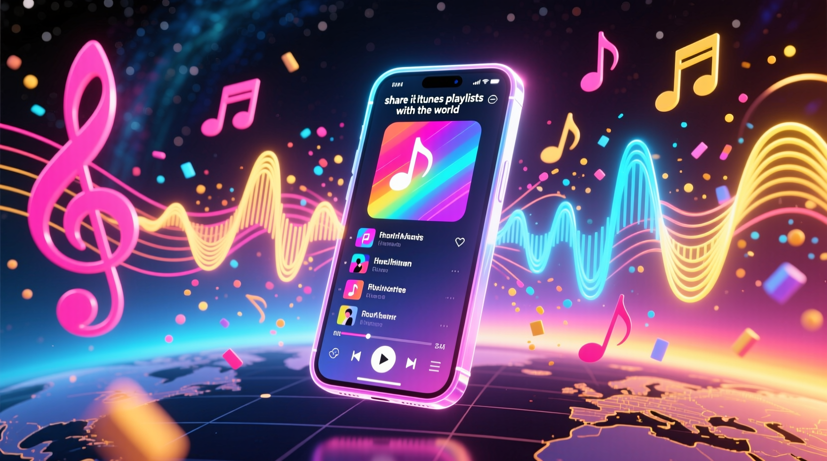 share itunes playlists with the world