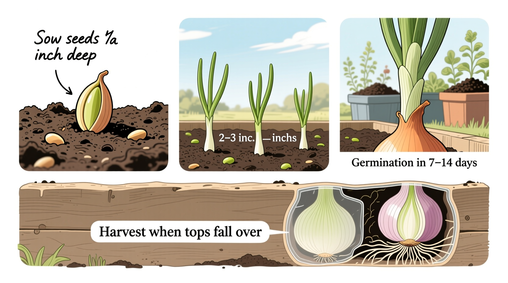 How to Grow Onions from Seed: Complete Step-by-Step Guide