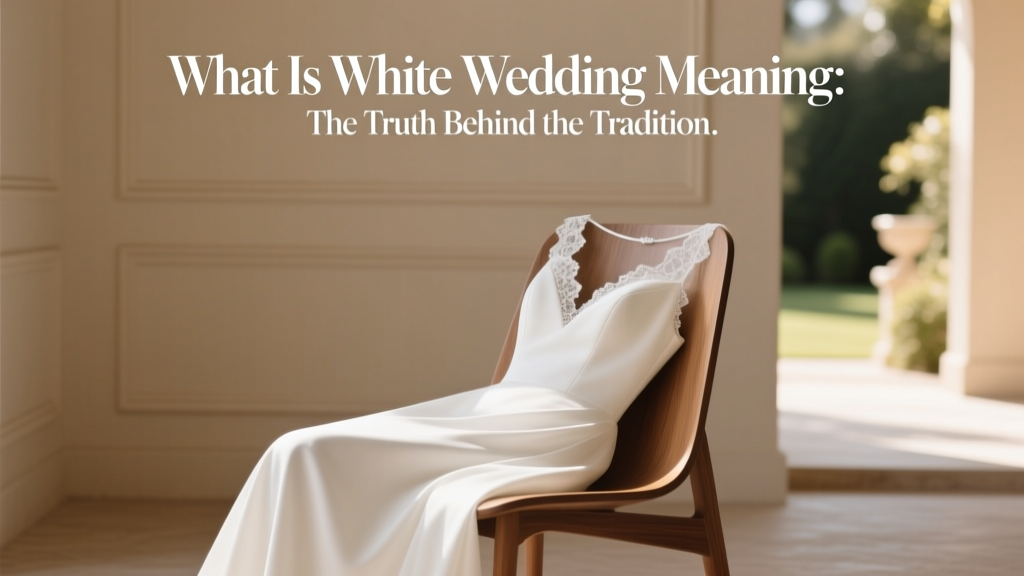 White Wedding Meaning: Origins & Modern Symbolism