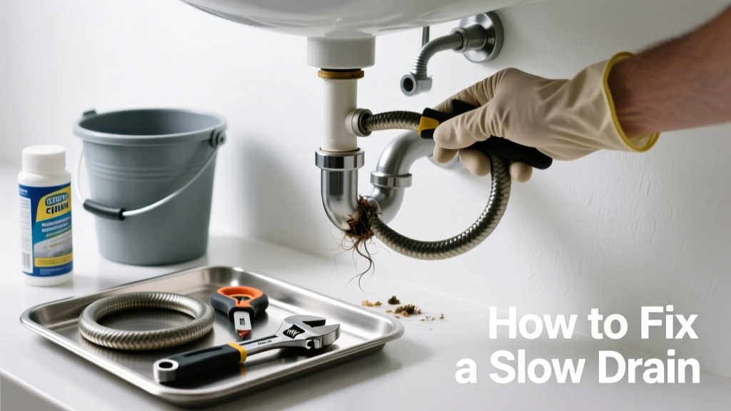 How to Fix a Slow Drain in Your Kitchen or Bathroom
