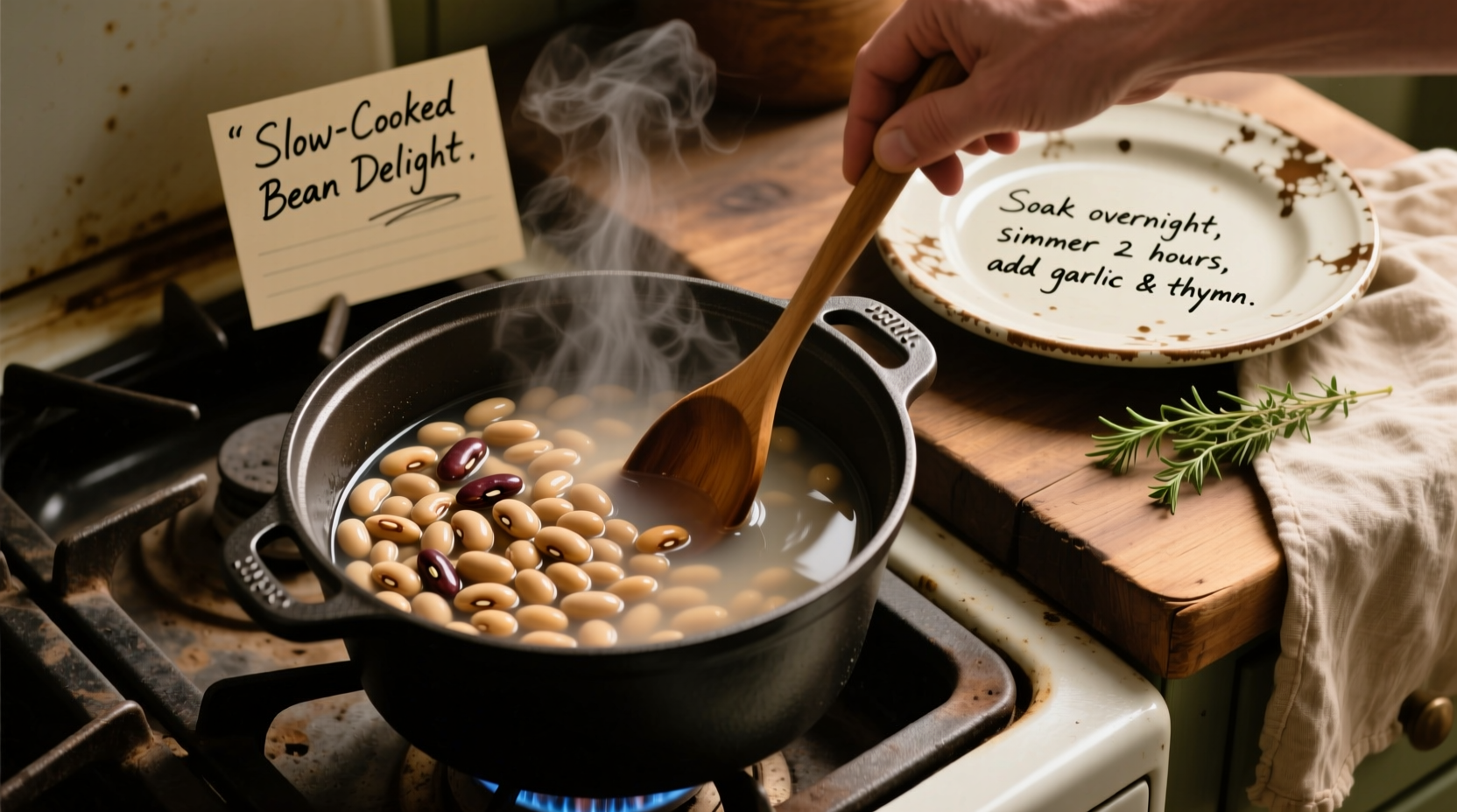 how to cook the beans