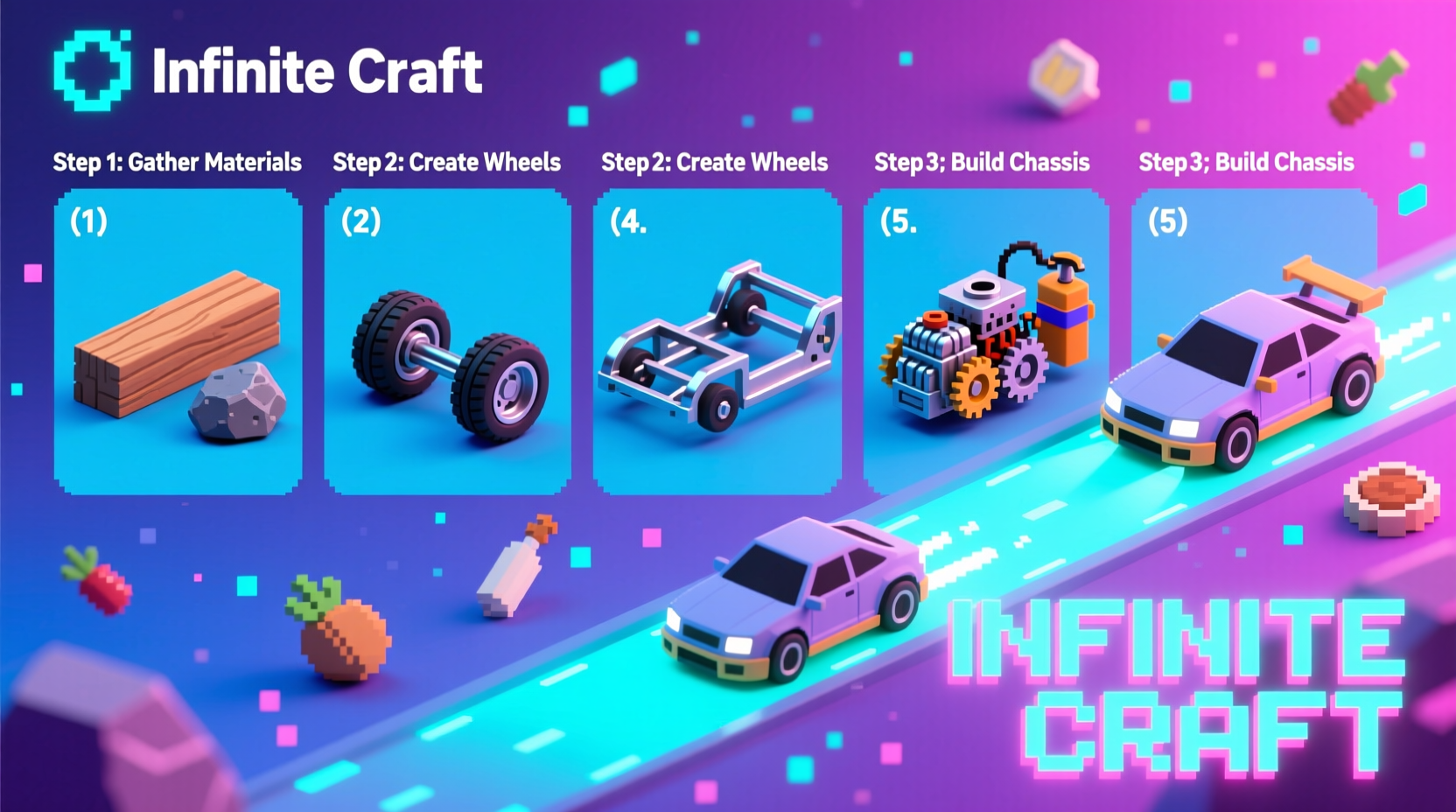 how to make a car in infinite craft