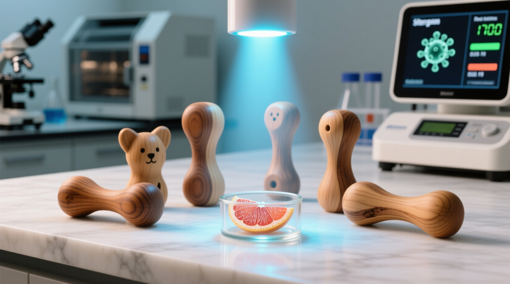 eco friendly cleaning disinfect wooden pet toys