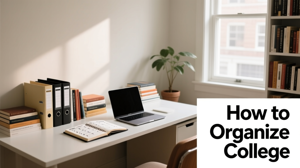 How To Organize College: A Practical, Step-by-Step System for Academic Success and Personal Well-Being