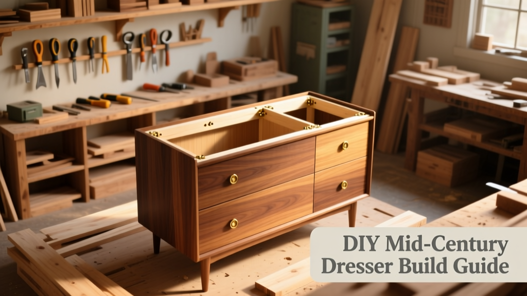 DIY Mid-Century Dresser Build Guide