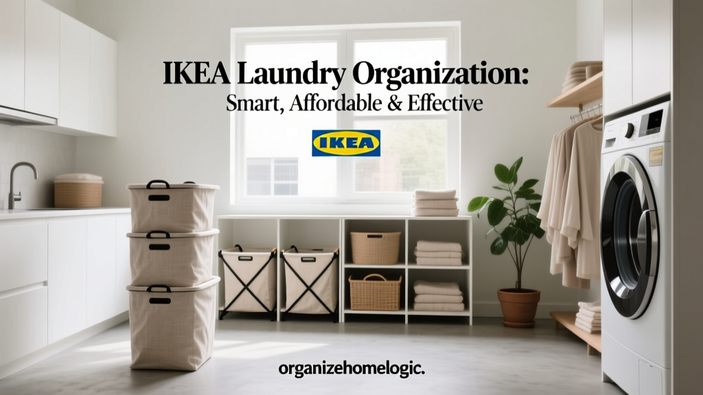 IKEA Laundry Organization: Smart, Affordable & Effective