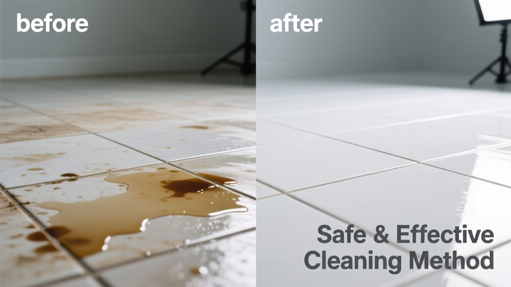 How to Remove Urine from Tile Floors Safely