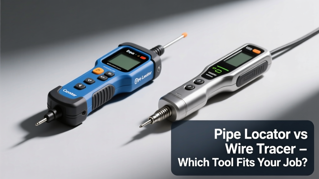 Pipe Locator vs Wire Tracer: Which Tool Fits Your Job?