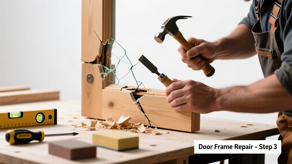 Fix a Cracked Door Frame That’s Sticking or Won’t Latch