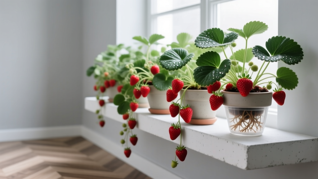 Quinault Strawberries Indoors: Grow & Harvest Year-Round