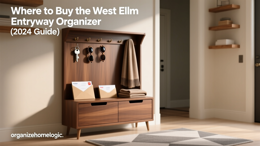 Where to Buy the West Elm Entryway Organizer (2024 Guide)