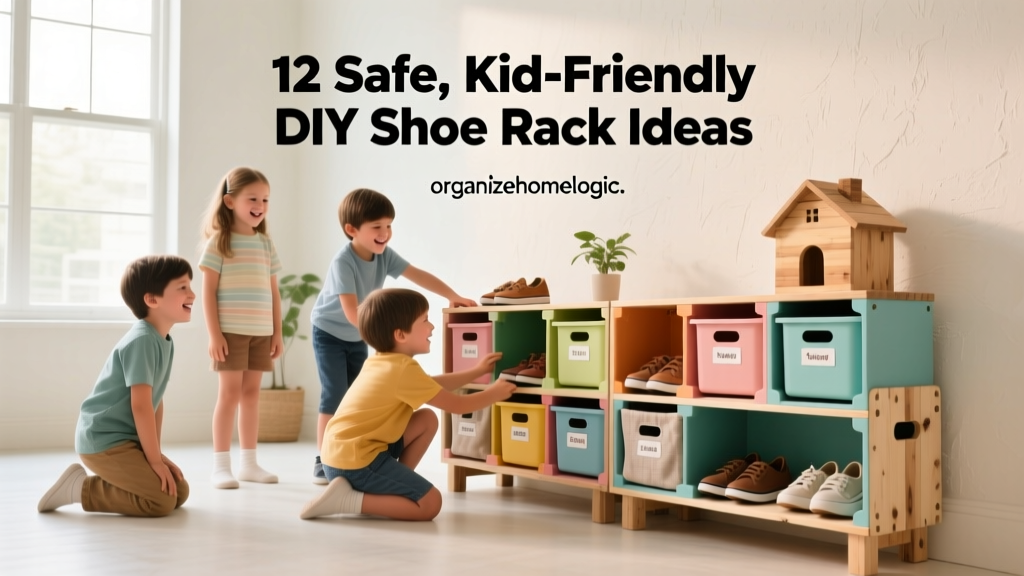 12 Safe, Kid-Friendly DIY Shoe Rack Ideas