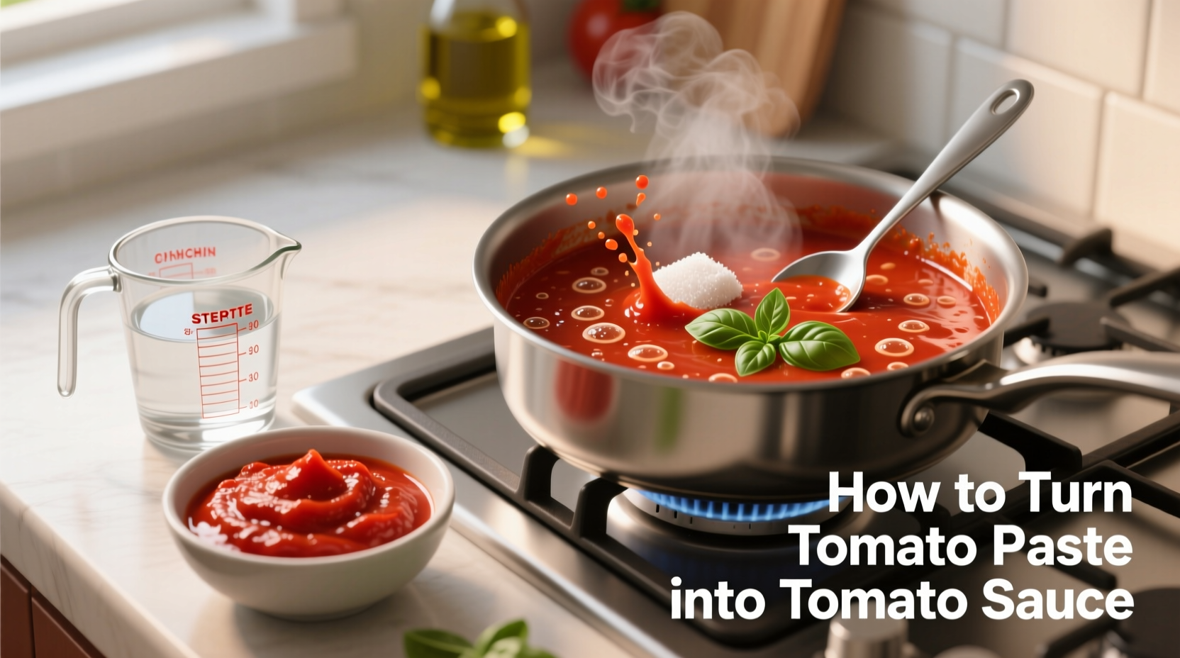 How to Turn Tomato Paste into Sauce: Quick 3-Step Method