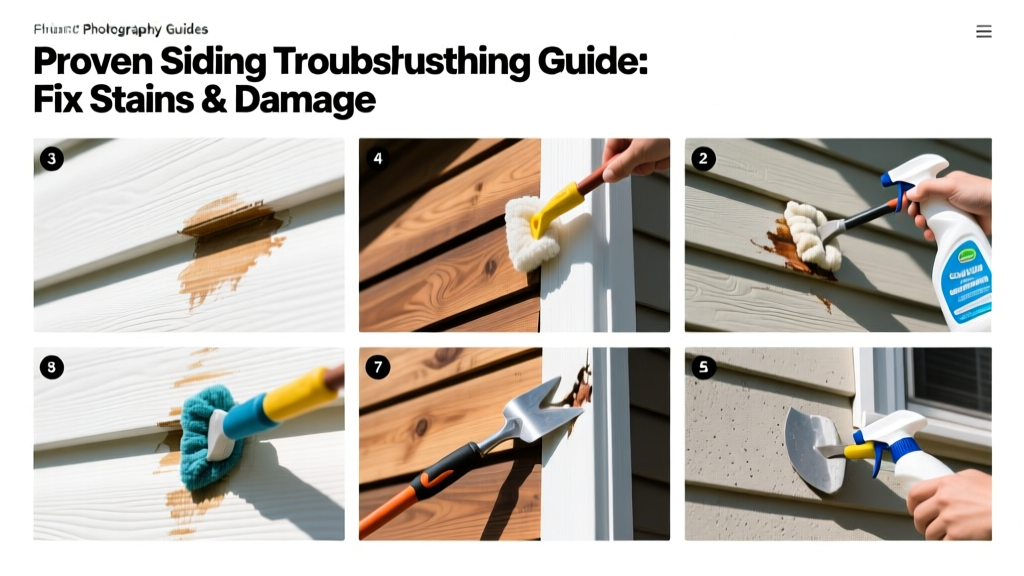 Proven Siding Troubleshooting Guide: Fix Stains & Damage