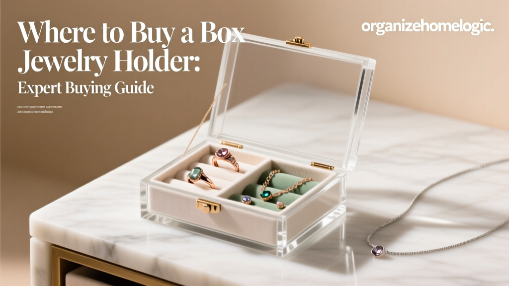 Where to Buy a Box Jewelry Holder: Expert Buying Guide