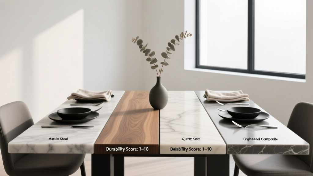 40 Dining Table Materials Compared By Durability