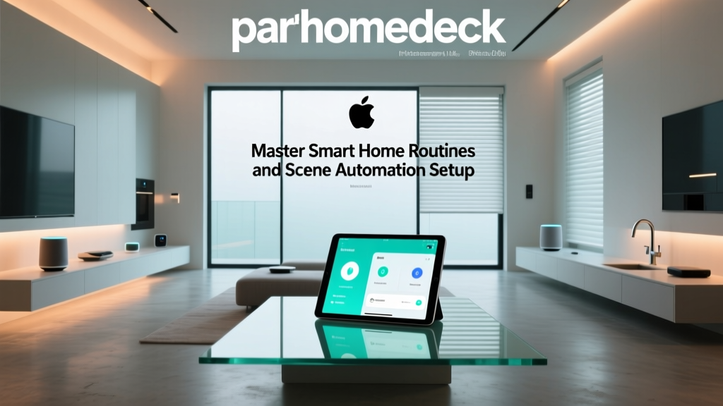 Master Smart Home Routines and Scene Automation Setup