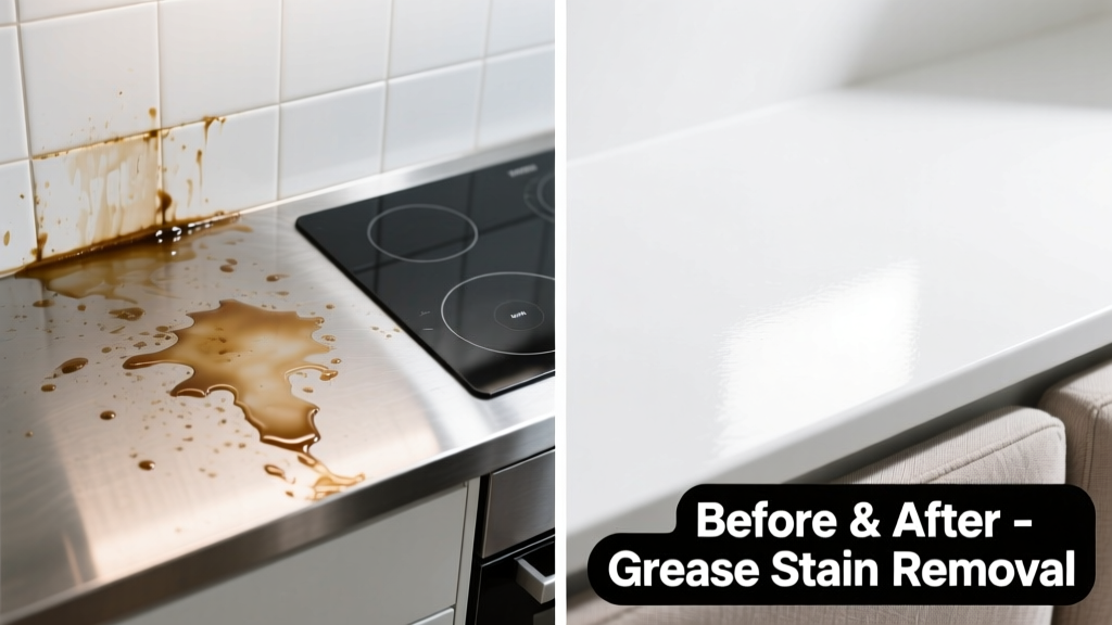 How to Remove Grease Stains from Any Surface