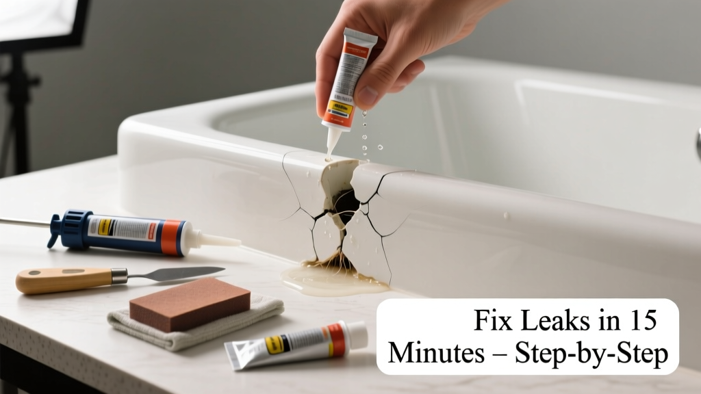 How to Fix a Leaking Bathtub: DIY Repair Guide