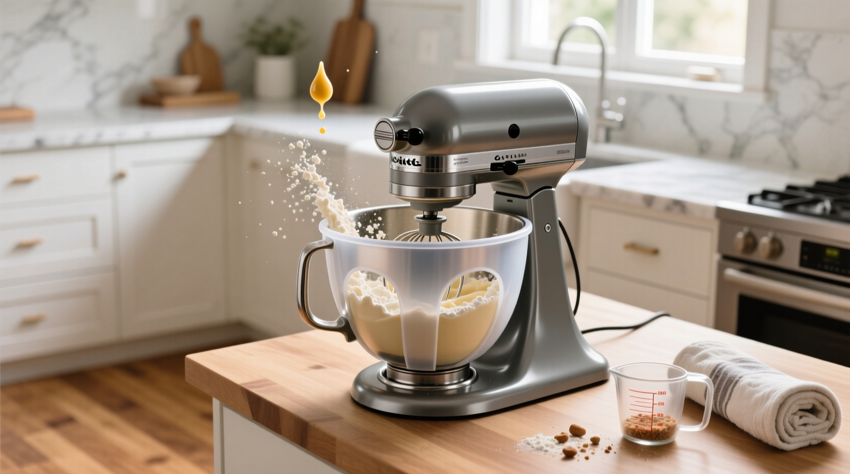 keep your stand mixer from making a mess with a kitchen