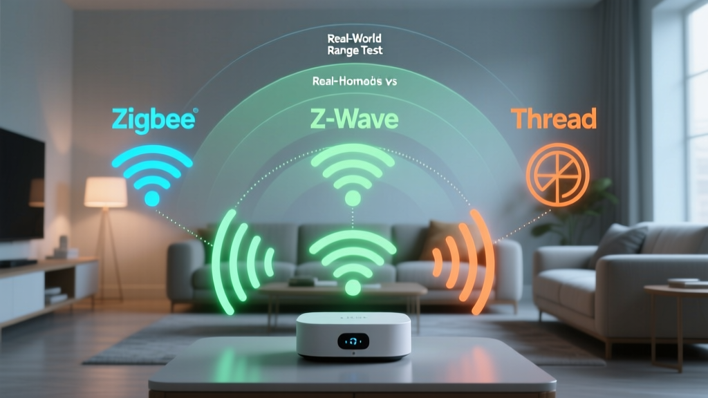 Real-World Range Test: Zigbee vs Z-Wave vs Thread Protocols