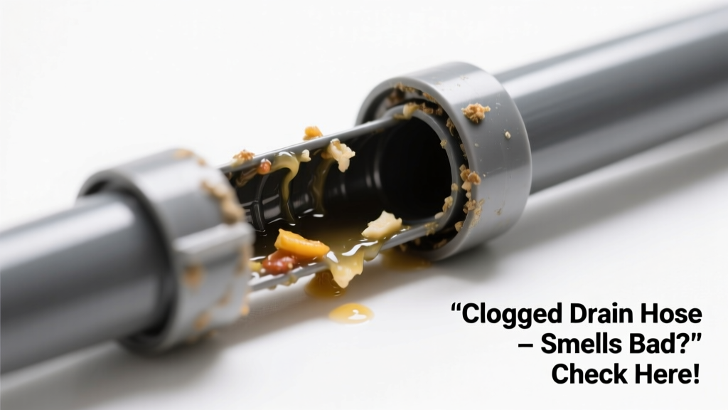 Dishwasher Drain Hose Clogged & Smells Bad: Quick Diagnosis