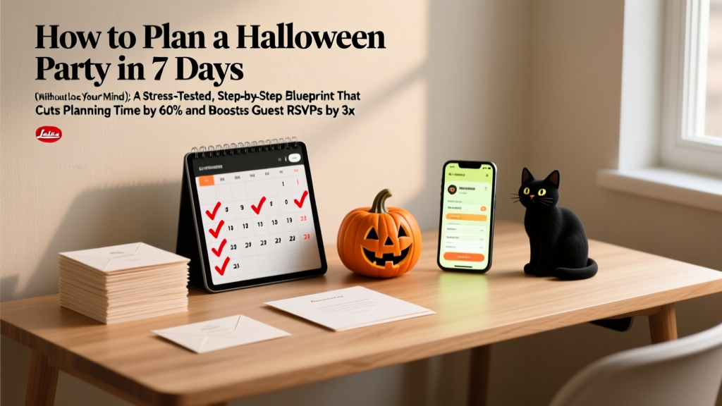 How to Plan a Halloween Party in 7 Days (2026)
