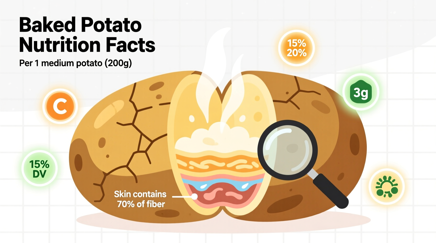 nutrition in baking potato